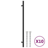Vidaxl handles 10 st 320 mm stainless steel black