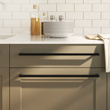 Vidaxl handles 20 st 480 mm stainless steel black