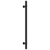 Vidaxl handles 10 st 224 mm stainless steel black