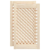 VidaXL Cabinet doors with slat 2 pcs 39.5x69 cm Solid pine