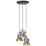 Lampka wisząca vidaxl 25 W e27 30x30x100 cm vintage srebrna kolorowa