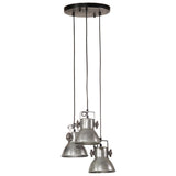 Lampka wisząca vidaxl 25 W e27 30x30x100 cm vintage srebrna kolorowa