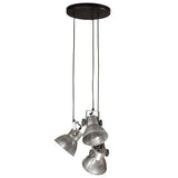 Lampka wisząca vidaxl 25 W e27 30x30x100 cm vintage srebrna kolorowa