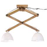 Vidaxl taklampe 25 W E27 29x18x85 cm hvit