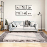 Vidaxl rug washable anti-slip 150x230 cm white and black