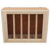 Vidaxl Hooiruif para conejos 25x18.5x20.5 cm de pino sólido