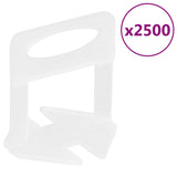 Vidaxl Leveling clamps for tiles 2500 st 1.5 mm