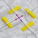 VidaXL Nivelling system for tiles 500 Wiggen 2500 clamps 3 mm