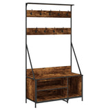 Vidaxl Kleedung Rack mat Schong Rack 100x41x184 cm gefëmmt OK faarweg