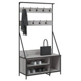 Vidaxl Clothing rack with shoe rack 100x41x184 cm Gray Sonoma