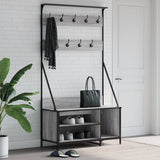 Vidaxl Clothing rack with shoe rack 100x41x184 cm Gray Sonoma