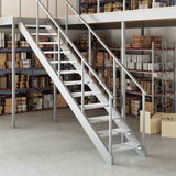VidaXL step step grid 60x24x7 cm galvanized steel