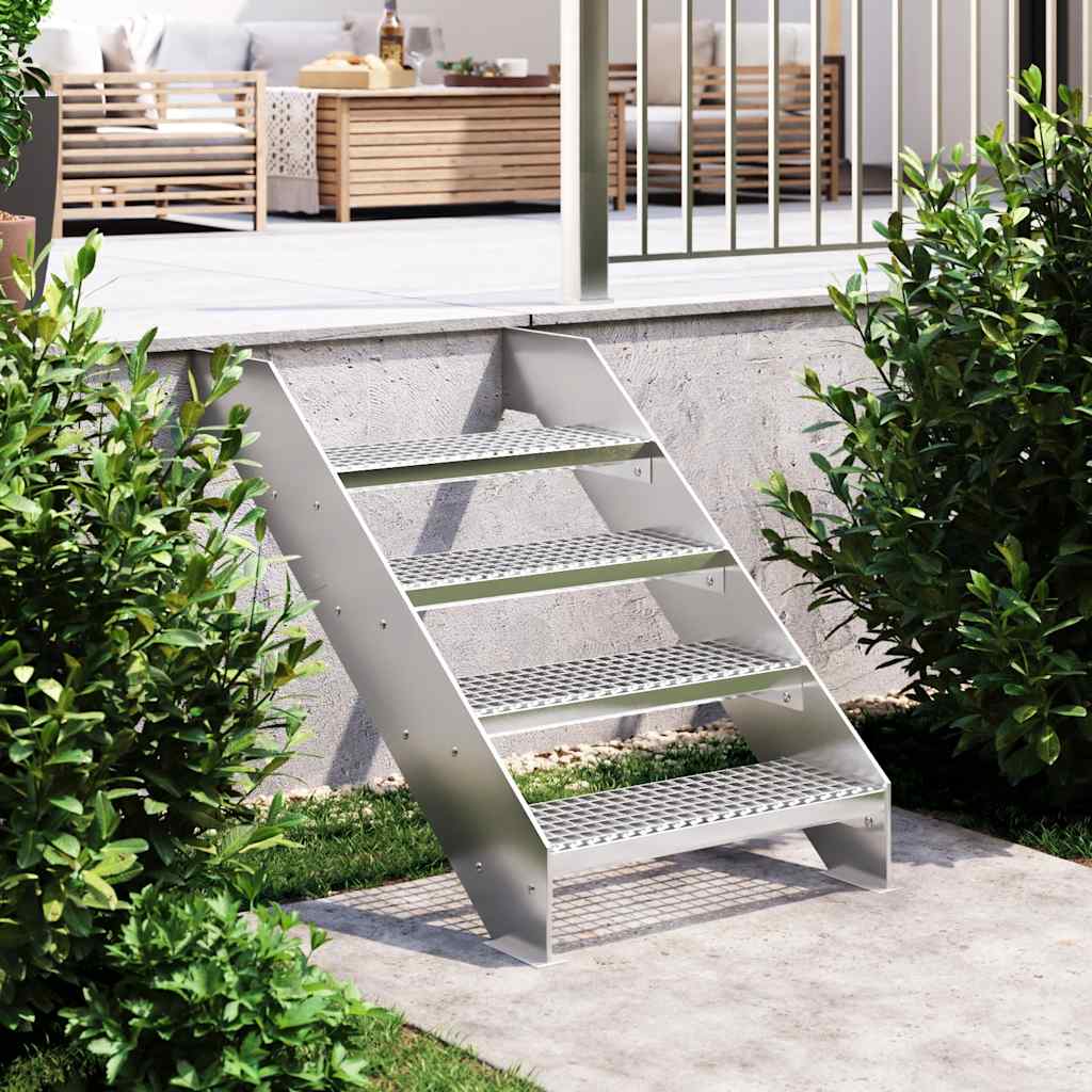 VidaXL step step grid 60x24x7 cm galvanized steel