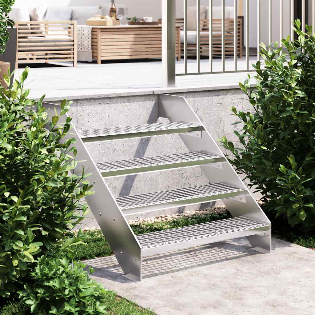 VidaXL step step grid 80x24x7 cm galvanized steel