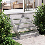 Vidaxl Step Step Grid 80x24x7 cm Acier galvanisé