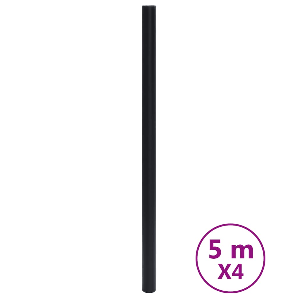 Vidaxl Furniture oils Self -adhesive 90x500 cm PVC matte black