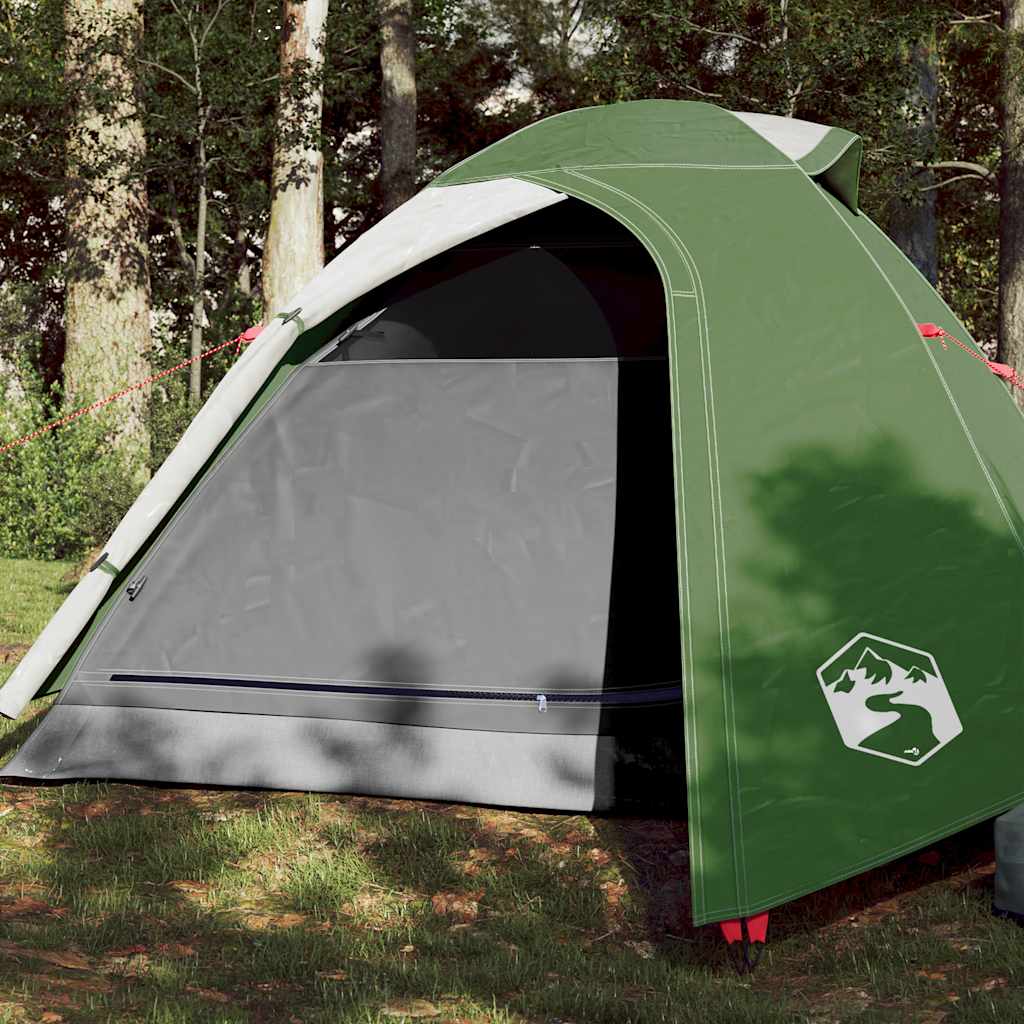 Vidaxl Dome tent 3-person Waterproof Green