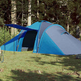 Vidaxl Dome Tent Blue impermeable de 6 personas