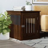 Vidaxl Hondenbench 55x75x65 cm processed wood brown oak color