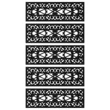 Vidaxl Stair Mats 5 St 25x75 cm guma