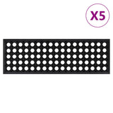 Vidaxl Stair Mats 5 St 25x75 cm guma