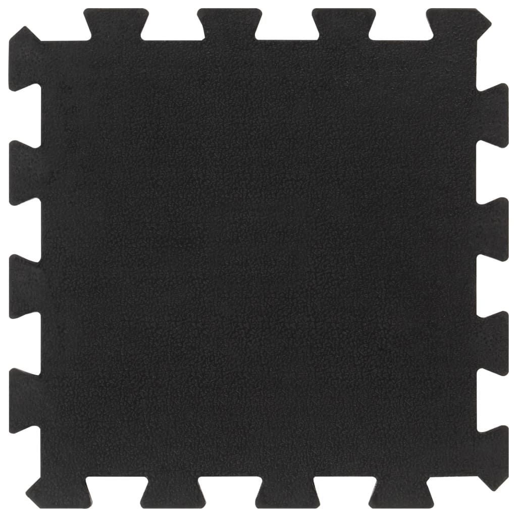 Piastrelle di gomma Vidaxl 16 ST 16 mm 30x30 cm nero
