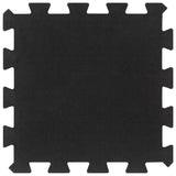 Piastrelle di gomma Vidaxl 16 ST 16 mm 30x30 cm nero