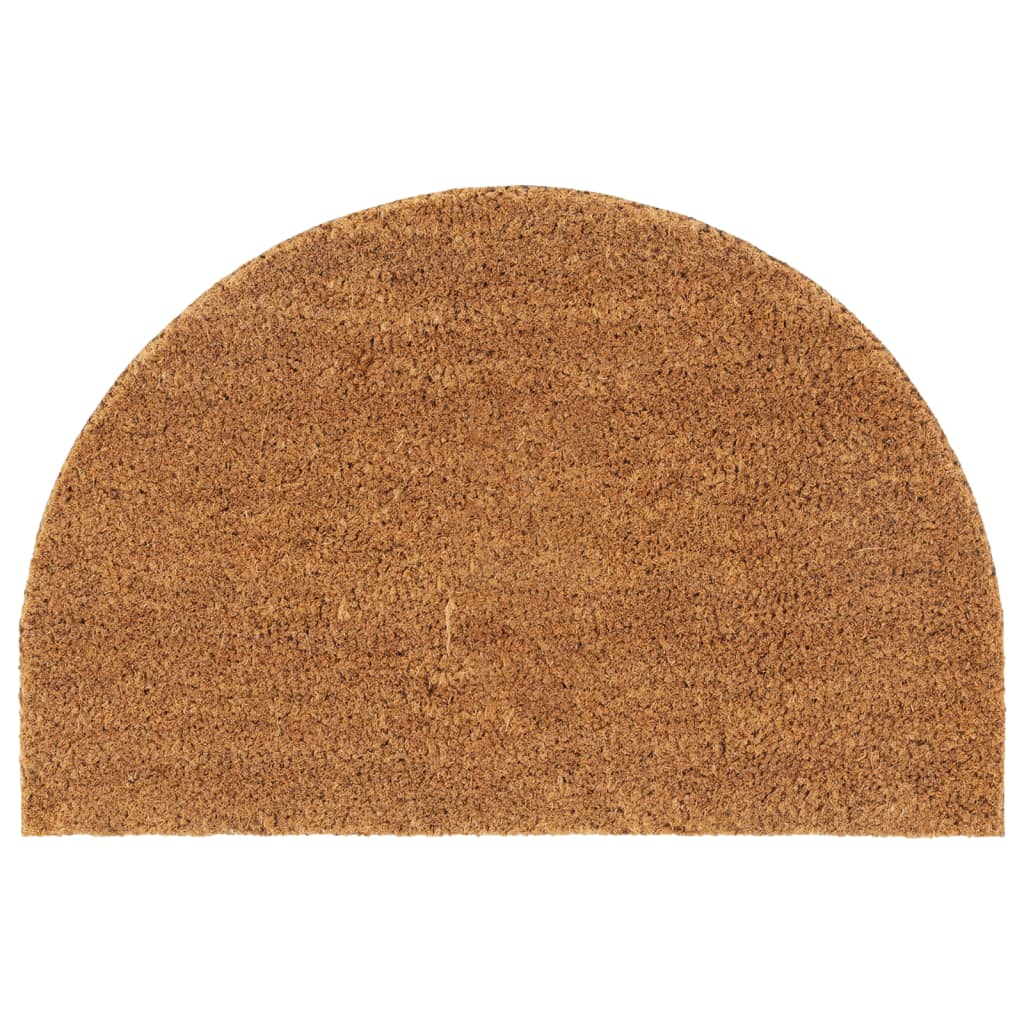 Vidaxl Doormat Half -round 40x60 cm tufted coconut fiber natural