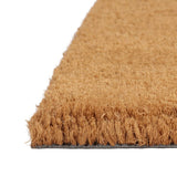 Vidaxl Half-Round Doormat 60x90 cm Tufted Coconut Fiber Natural
