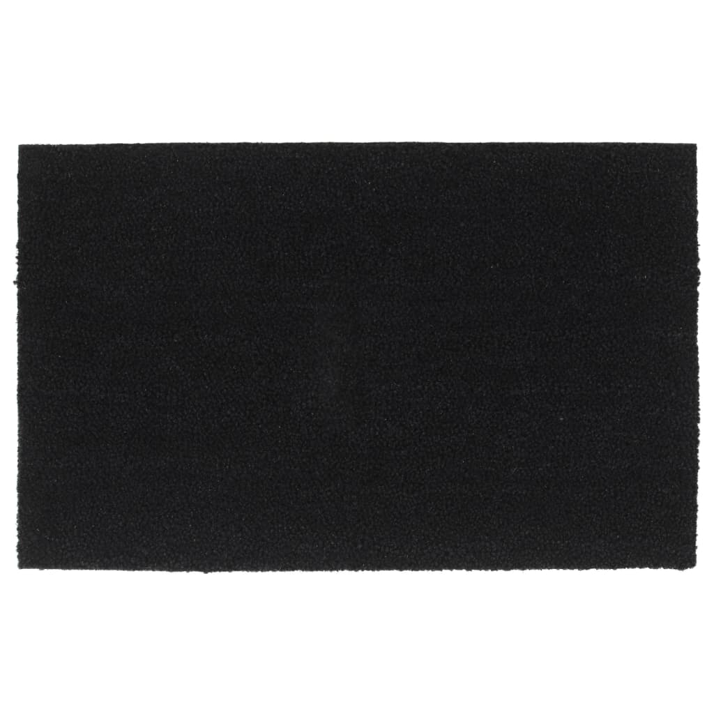 Vidaxl Doormat 50x80 cm huet de Kokosnossfaser schwaarz