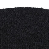 Vidaxl Half-Round Doormat 50x80 cm Tufted Coconut Fiber Black