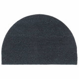 Vidaxx doormat semi-circular 40x60 cm tufted coconut fiber dark gray