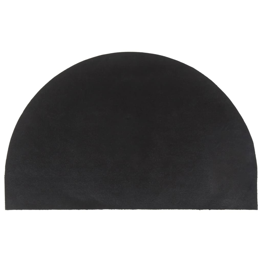 Vidaxl Doormat Half -round 50x80 cm tufted coconut fiber natural