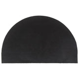 Vidaxl Doormat Half -round 50x80 cm tufted coconut fiber natural