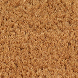 Vidaxl Doormat Half -round 50x80 cm tufted coconut fiber natural