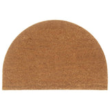 Vidaxl Half-Round Doormat 60x90 cm Tufted Coconut Fiber Natural