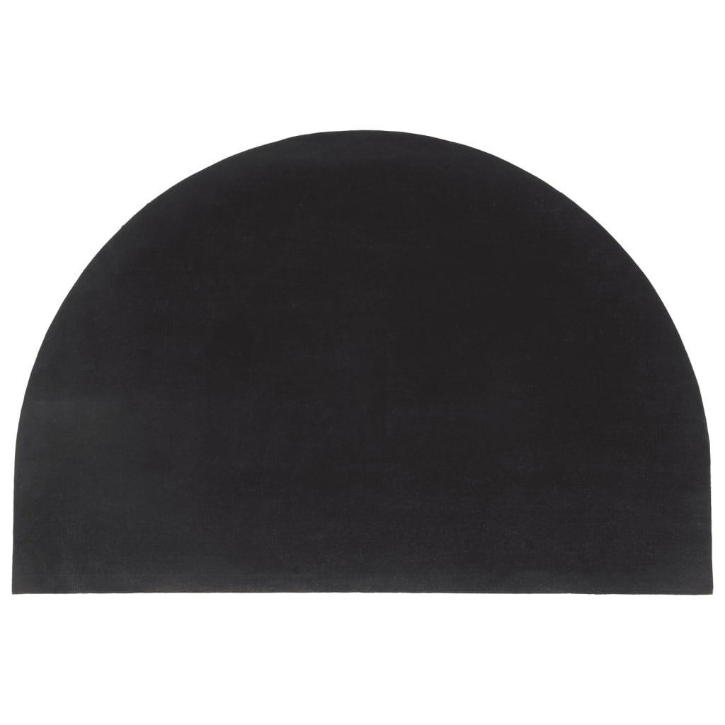 Vidaxl Doormat Half -round 60x90 cm tufted coconut fiber natural