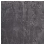Vidaxl rug Huarte low -pile soft washable 120x120 cm anthracite