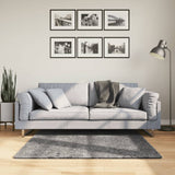 Vidaxl rug Huarte low -pile soft washable 120x120 cm anthracite