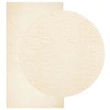Vidaxl rug harte low -pole mëll ass wäschen 80x150 cm Crème