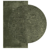 Vidaxl Rug Huarte z nizko -polesko mehko pranje 60x110 cm gozdna zelena