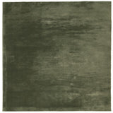 Vidaxl rug Huarte low -pole soft washable 200x200 cm forest green
