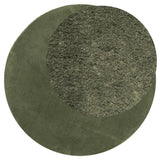 Vidaxl rug harte low -pole mëll wäschen Ø 80 cm Bësch gréng