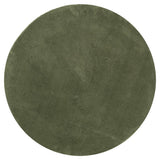 Vidaxl rug harte low -pole mëll wäschen Ø 120 cm Bësch gréng