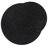 Vidaxl rug Huarte low -pole soft washable Ø 100 cm black