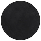 Vidaxl Rug Huarte Low -pole Soft omyvatelné Ø 120 cm černá