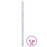 Scannáin fhuinneog VidaXL 2 ríomhaire patrún bláthanna neamhlonrach PVC