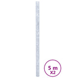VidaXL Films pour fenêtres 2 pcs motif fleur mat PVC