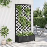 Sadzarka vidaxl z Latwerk Solid Vurenhout Black