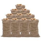 Vidaxl JUTE bags 10 pieces 220 g m² 65x135 cm 100% jute